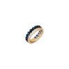 Bartorelli Italian Jewels | ANELLO IN ORO ROSA CON ZAFFIRI BLU E DIAMANTI BIANCHI - VR27358SBDP (1)