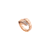 Bulgari | ANELLO SERPENTI VIPER IN ORO ROSA CON PAV&Egrave; DI DIAMANTI - AN855318 - AN855318 (1)