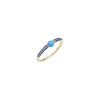 Pomellato | POMELLATO - ANELLO M'AMA NON M'AMA - ANELLO IN ORO ROSA CON TURCHESE E ZIRCONI AZZURRI - A.B909O7ZRCTU - PAB9091O7000000TU (1)