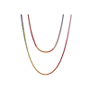 Bartorelli Italian Jewels | COLLANA TENNIS IN ORO ROSA CON ZAFFIRI MULTICOLOR - VN00628SX90P (1)