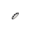 Bartorelli Italian Jewels | ANELLO PIRAMIDI IN ORO BIANCO FULL PAVE' DIAMANTI NERI - VR27579DKW (1)