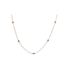 Bartorelli Italian Jewels | COLLANA IN ORO ROSA CON CROCI IN DIAMANTI NERI - FC1695R002N (1)