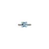 Bartorelli Italian Jewels | ANELLO IN ORO BIANCO CON ACQUAMARINA E DIAMANTI - 35462086 (2)