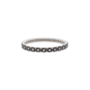 Roberto Demeglio | BRACCIALE MOLLA IN ORO BIANCO CON DIAMANTI BIANCHI E DIAMANTI NERI - 39BR02RDN (1)