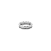 Bulgari | ANELLO B.ZERO1 A UNA FASCIA IN ORO BIANCO CON PAV&Egrave; DI DIAMANTI - IL PREZZO VARIA IN BASE ALLA MISURA - AN850656 - AN850656 (1)