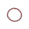 Bartorelli Italian Jewels | BRACCIALE GROUMETTE IN ORO ROSA FULL PAV&Eacute; DI RUBINI - VB28057RUP (1)