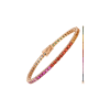 Bartorelli Italian Jewels | BRACCIALE TENNIS IN ORO ROSA E ZAFFIRI MULTICOLOR - AB0279/RB (2)
