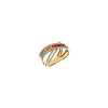 Bartorelli Italian Jewels | ANELLO IN ORO ROSA CON DIAMANTI BIANCHI E ZAFFIRI MULTICOLOR - KR1069/MS (1)