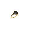 Bartorelli Italian Jewels | ANELLO IN ORO ROSA CON PA&Eacute; DI DIAMANTI NERI - VR24961DKP (1)