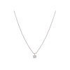 Bartorelli Italian Jewels | COLLANA PUNTO LUCE IN ORO BIANCO CON DIAMANTE SOLITARIO CERTIFICATO GIA - BAC006 (1)