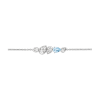 Chaumet | CHAUMET - BRACCIALE JOSEPHINE RONDE D'AIGRETTES IN ORO BIANCO CON DIAMANTI E ACQUAMARINA - 084383 - 084383 (1)