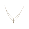 Bartorelli Italian Jewels | COLLANA GIROCOLLO IN ORO ROSA A DUE FILI CON DIAMANTI BROWN - C058/19 (1)