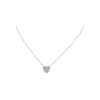 Bartorelli Italian Jewels | COLLANA GIROCOLLO IN ORO ROSA CON CUORE IN PAV&Egrave; DI DIAMANTI BIANCHI - VN26694DP (1)