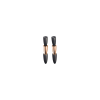 Vhernier | ORECCHINI CALLA MIDI IN TITANIO NERO E ORO ROSA - T01652B0161 (1)