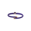 Bartorelli Italian Jewels | BRACCIALE IN PELLE VIOLA CON ELEMENTI IN ORO ROSA, DIAMANTI E AMETISTA - 1PU0032122/2 (1)