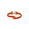 Bartorelli Italian Jewels | BRACCIALE IN PELLE ARANCIO CON ELEMENTI IN ORO ROSA E DIAMANTI - 1PU0032112/2 (1)