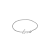 Bartorelli Italian Jewels | BRACCIALE IN ORO BIANCO CON SCRITTA 