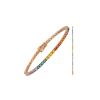 Bartorelli Italian Jewels | BRACCIALE TENNIS IN ORO ROSA CON ZAFFIRI MULTICOLOR - AB2086/MCS (2)