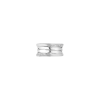 Bulgari | ANELLO B.ZERO1 A TRE FASCE IN ORO BIANCO CON DEMI-PAV&Egrave; DI DIAMANTI - AN859412 - AN859830 (3)