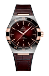 Omega | CONSTELLATION 41 MM, ACCIAIO-ORO SEDNA&trade; SU PELLE - 131.23.41.21.11.001 (1)
