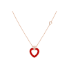 Fred | COLLANA PRETTY WOMAN  IN ORO ROSA CON DIAMANTI, ONICE E CORNIOLA - 7B0288 - 7B0288 (1)