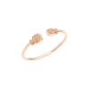 Pomellato | BRACCIALE NUDO IN ORO ROSA CON DIAMANTI BROWN E TOPAZI BIANCHI - PBC2027O7000DBRTB (1)