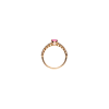 Bartorelli Italian Jewels | ANELLO IN ORO ROSA CON ZAFFIRO ROSA E DIAMANTI BROWN TAGLIO BRILLANTE - FA1141R008002N (3)