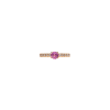 Bartorelli Italian Jewels | ANELLO IN ORO ROSA CON ZAFFIRO ROSA E DIAMANTI - FA1143R023002N (2)