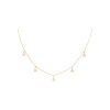 Bartorelli Italian Jewels | GIROCOLLO IN ORO ROSA CON PENDENTI CUORI IN PAV&Eacute; DI DIAMANTI - C054/4-C4 (1)