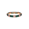 Bartorelli Italian Jewels | BRACCIALE RIGIDO IN ORO ROSA CON DIAMANTI E MALACHITE - PU4709M (1)