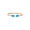 Bartorelli Italian Jewels | BRACCIALE RIGIDO IN ORO ROSA CON DIAMANTI, ZAFFIRI BLU, TURCHESE E ONICE - PU4863Z (1)