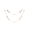 Bartorelli Italian Jewels | COLLANA LUNGA IN ORO ROSA CON MADREPERLA E PERLE - 0002121B00 (1)