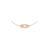 Fred | BRACCIALE FORCE 10 IN ORO ROSA CON DIAMANTI MISURA PICCOLA -  6B1126 - 6B1126 (2)