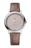 Omega | DE VILLE PRESTIGE 34 MM, ACCIAIO SU PELLE - 434.13.34.20.52.002 (1)
