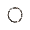 Mano | J . | BRACCIALE UOMO GROUMETTE SNODATO IN TITANIO, 3 MAGLIE IN ORO ROSSO E DIAMANTI - GROUBRT6W3RGSN - GROUBRT6W3RGSN (1)