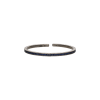 Mano | J . | BRACCIALE UOMO LOOP A MOLLA BIG IN TITANIO TUTTO INCASSATO CON ZAFFIRI BLU E UN DIAMANTE BLACK - SPRBRTZAFBRBIG - SPRBRTZAFBRBIG (1)