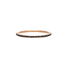 Mano | J . | BRACCIALE UOMO TENNIS LOOP IN ORO ROSSO E DIAMANTI BLACK - TENBRBOR9KT - TENBRBOR9KT (1)
