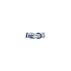 Fred | FIBBIA FORCE 10  IN ORO BIANCO CON ZAFFIRI BLU E TOPAZI BLU MODELLO LARGE - 0B0175 - 0B0175 (1)