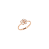 Dodo | DODO FIORE - ANELLO FIORE IN ORO ROSA CON DIAMANTE E SMALTO - DAC3004FLOWSEBB9R - DAC3004FLOWSEBB9R (1)
