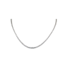 Bartorelli Italian Jewels | COLLANA TENNIS IN ORO BIANCO CON DIAMANTI A SCALARE - 171-2479-30 (1)