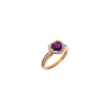 Bartorelli Italian Jewels | ANELLO IN ORO BIANCO CON AMETISTA E DIAMANTI - 1AN0271615/1 (1)