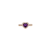 Bartorelli Italian Jewels | ANELLO IN ORO BIANCO CON AMETISTA E DIAMANTI - 1AN0271615/1 (2)