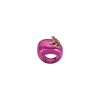 Dada Arrigoni | ANELLO HAPPY FROG MAXI FUCSIA METALLIZZATO CON ORO ROSA E RUBINI - DHF07ANAFRNRU - DHF07ANAFRNRU (1)