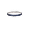 Bartorelli Italian Jewels | BRACCIALE ELASTICO IN ORO BIANCO FULL PAV&Eacute; DI ZAFFIRI BLU - 285-3040 (1)