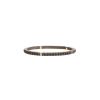 Mano | J . | BRACCIALE TENNIS IN TITANIO, ORO ROSSO 18 KT, DIAMANTI BLACK E WHITE DA 5 PUNTI - TENBRTBR5GBR5PT (1)