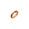 Bartorelli Italian Jewels | ANELLO VERETTA RAINBOW IN ORO ROSA E ZAFFIRI MULTICOLOR - 1AN0032195/14/1 (1)