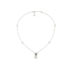 Gucci | COLLANA GIROCOLLO GG MARMONT IN ARGENTO E MADREPERLA - YBB773231001 - YBB773231001 (1)