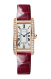 Cartier | TANK AM&Eacute;RICAINE, MODELLO PICCOLO, ORO ROSA, DIAMANTI, QUARZO - WJTA0059 (1)