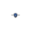Bartorelli Italian Jewels | ANELLO IN ORO BIANCO CON ZAFFIRO BLU E DIAMANTI - 372-3457 (2)