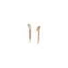 Bulgari | ORECCHINI SERPENTI IN ORO ROSA CON PAV&Eacute; DI DIAMANTI E ONICE - 359387 (2)
